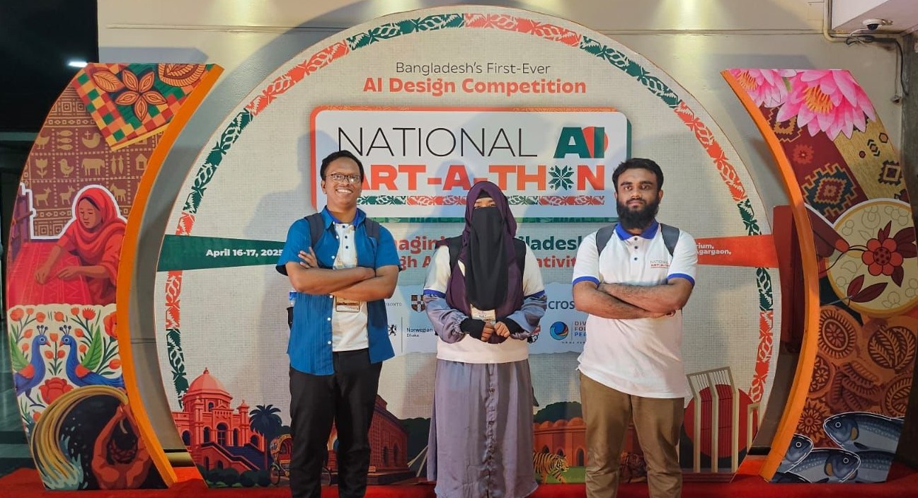 Team "NOVELTY" from RUET Earns Honorable Mention in Bangladesh’s First National AI-Art-A-Thon
