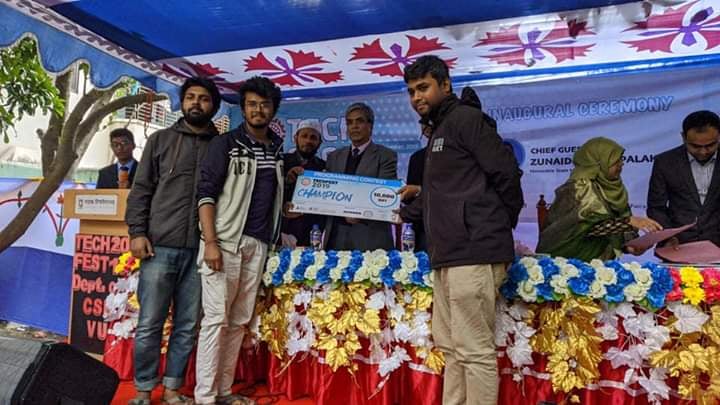 Team RUET_Narsil Became Champion at VU CSE Tech Fest 2019